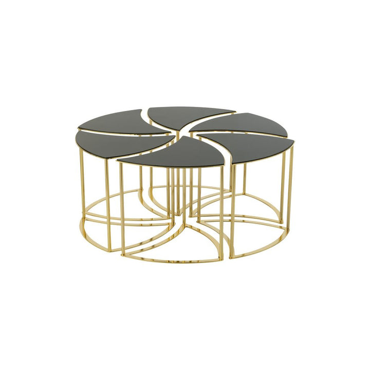 Verres Métal Doré Tornado - Designix