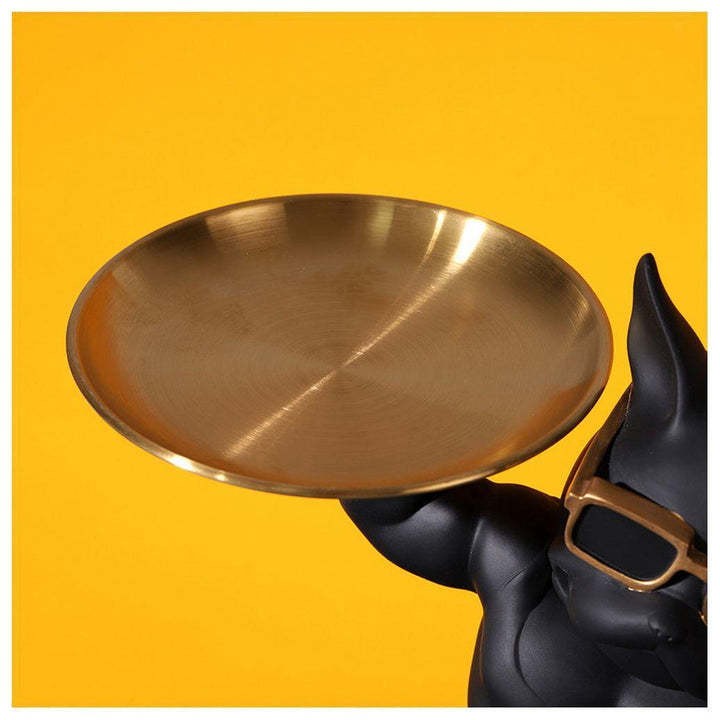 Vide Poche Bulldog Loubard | Garde du Trésor - Designix Vide poche Noir
