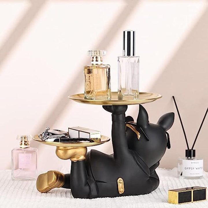 Vide Poche Design Bouledogue | Cheetah - Designix Vide poche Noir