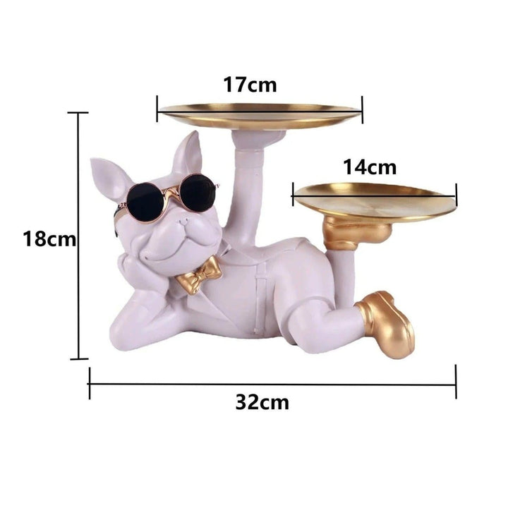 Vide Poche Design Bouledogue | Cheetah - Designix Vide poche Vert