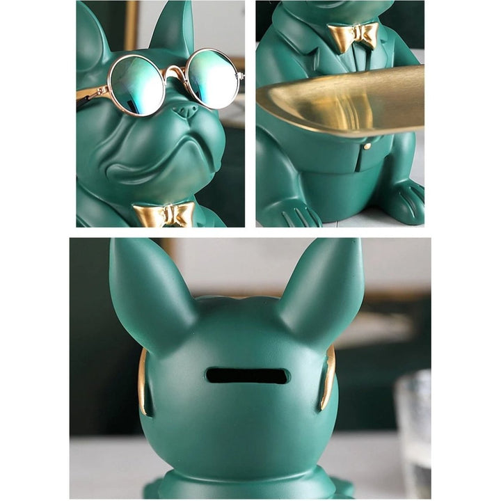 Vide Poche Design Bulldog | Oreo - Designix Vide poche Bleu
