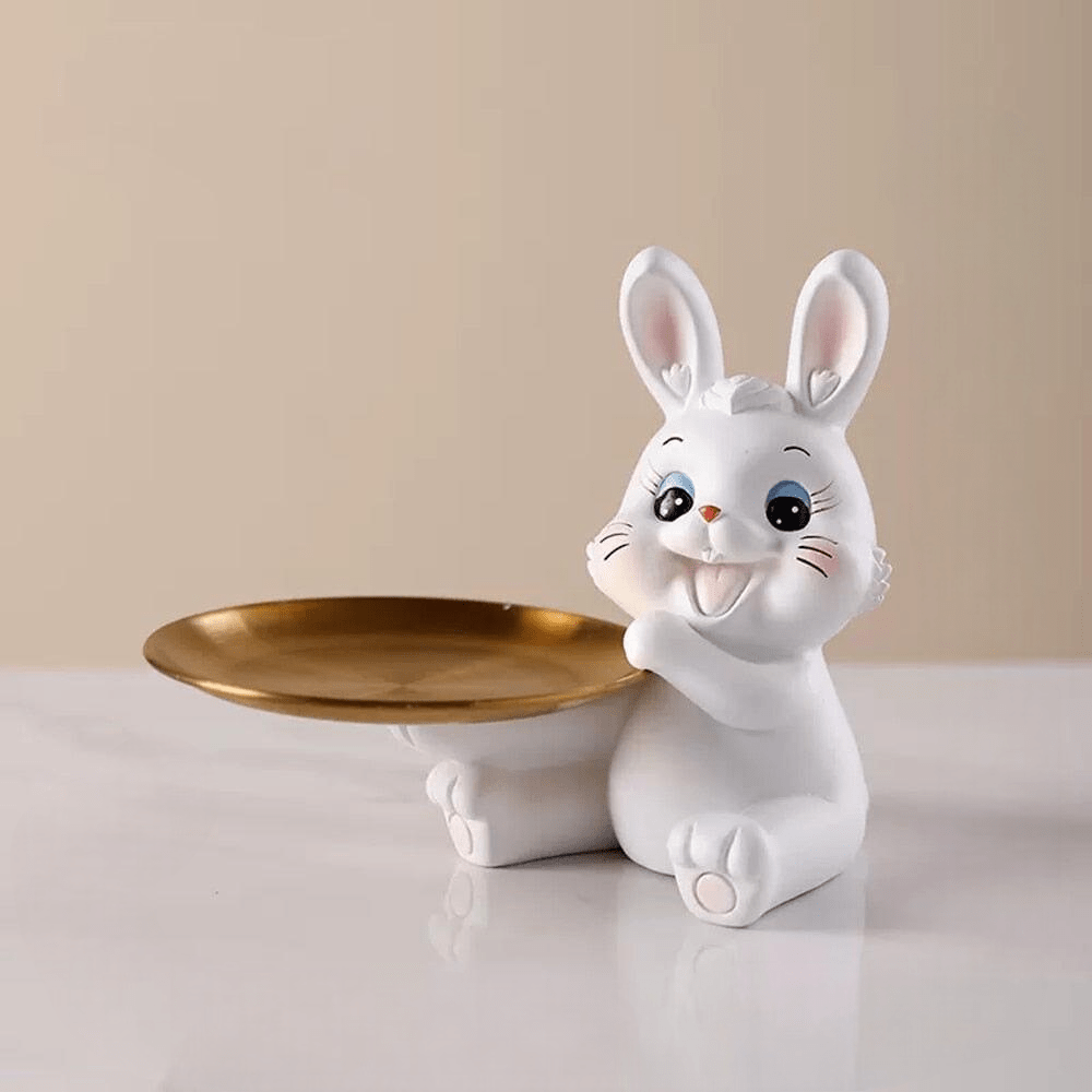 Vide Poche Design Lapin | Plume - Designix Vide poche