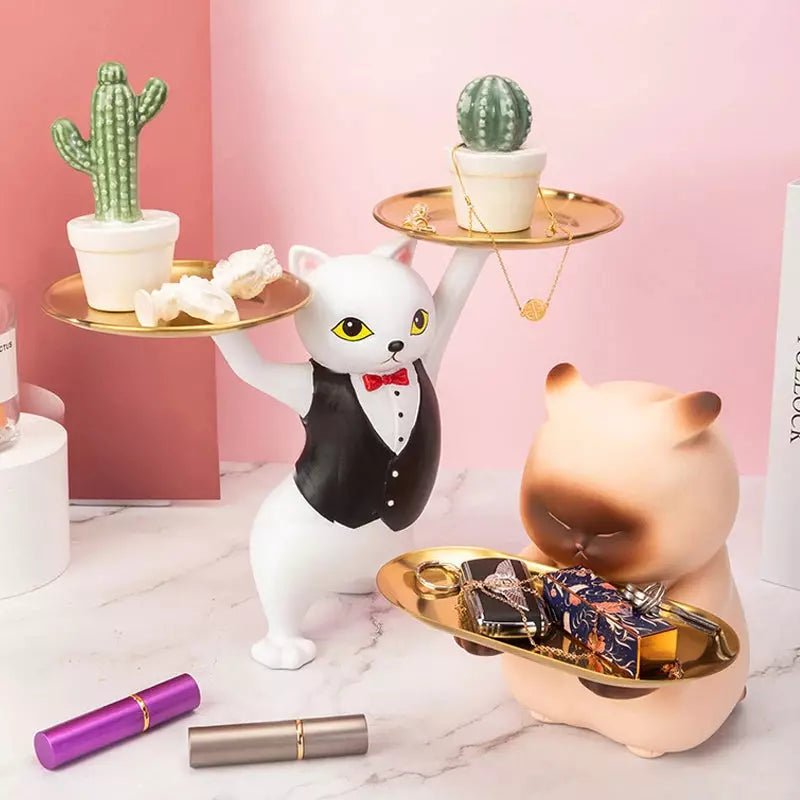 Vide Poche Figurines Chat | Hego - Designix Vide poche Bi - color