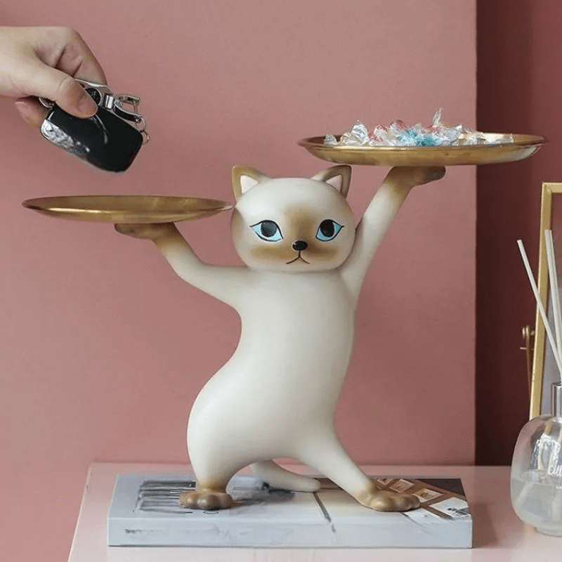 Vide Poche Figurines Chat | Hego - Designix Vide poche Bi - color