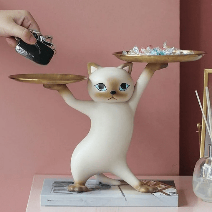 Vide Poche Figurines Chat | Hego - Designix Vide poche Bi - color