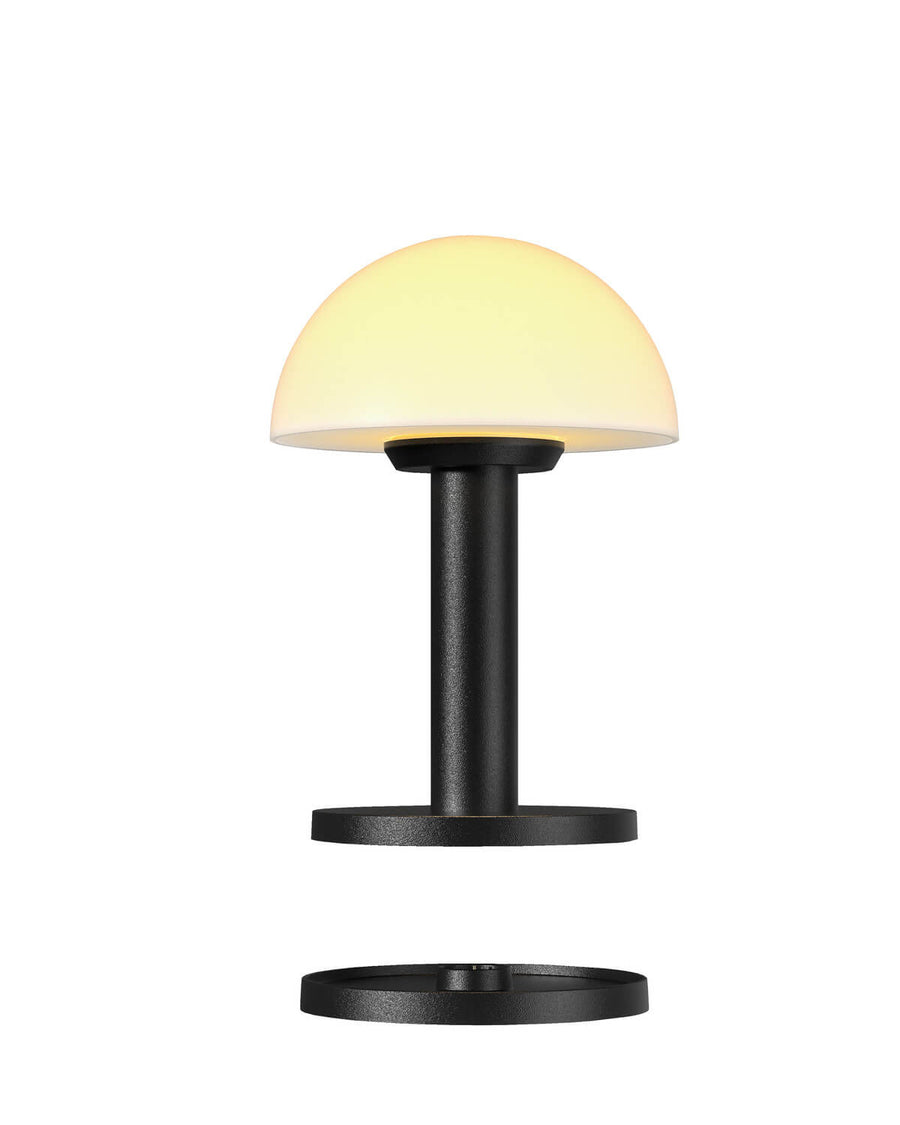 Lampe extérieure Bergamo noire