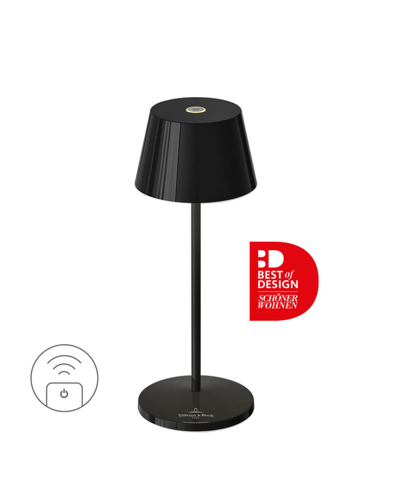 Lampe extérieure Seoul Micro RC noire (97101-VB)
