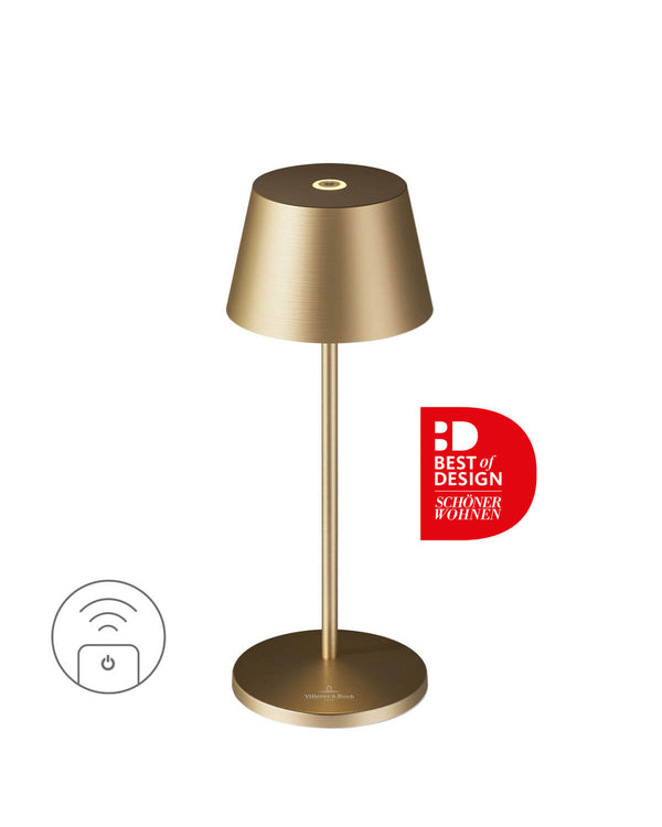 Lampe extérieure Seoul Micro RC dorée (97247-VB)