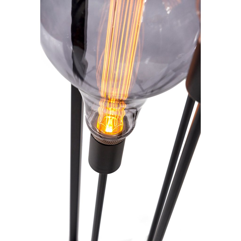 Lampe sur pied, 3 lumières, V340 noir | Designix -     - https://designix.fr/