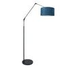 Lampe Sol Chic Velours Bleu