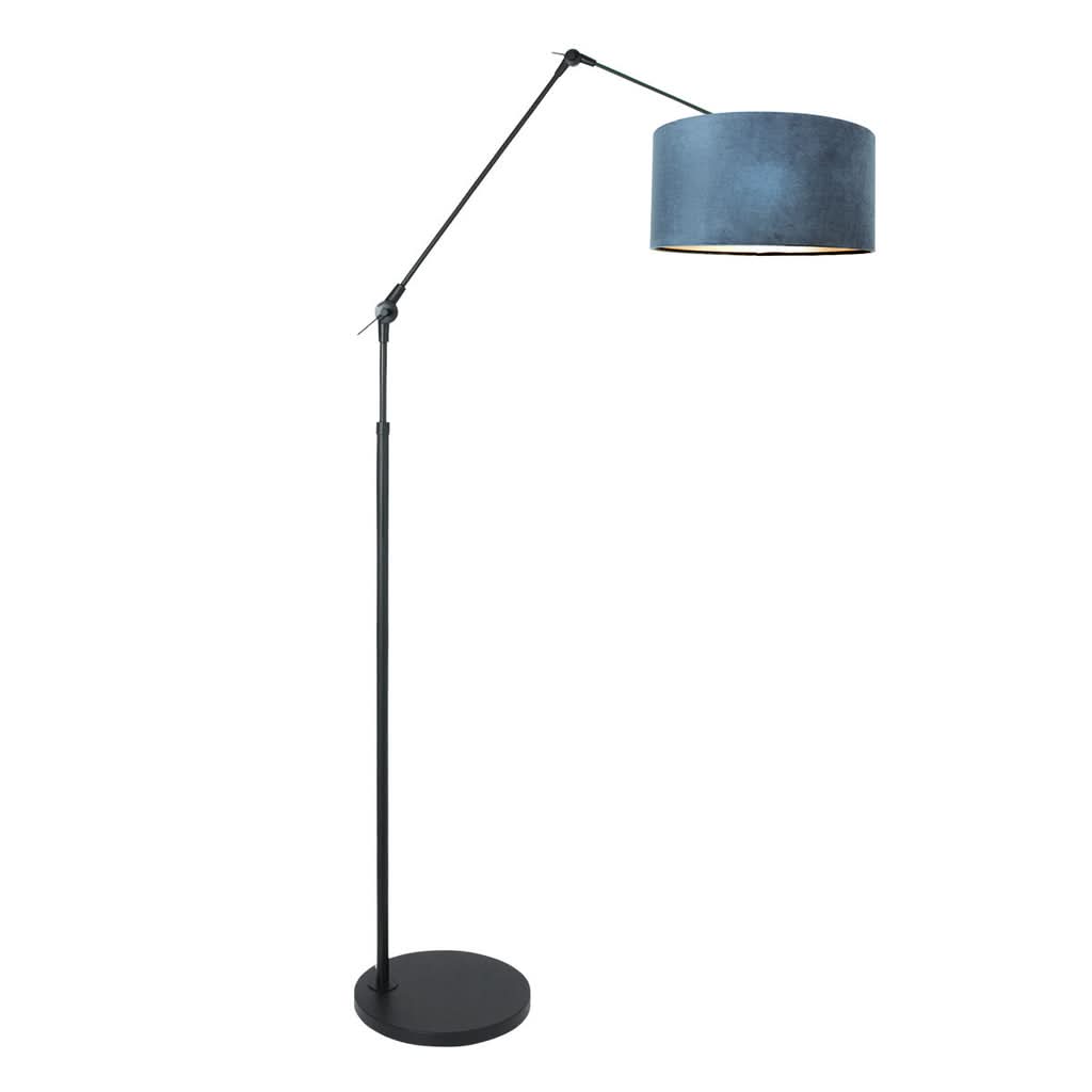 Lampe Sol Chic Velours Bleu
