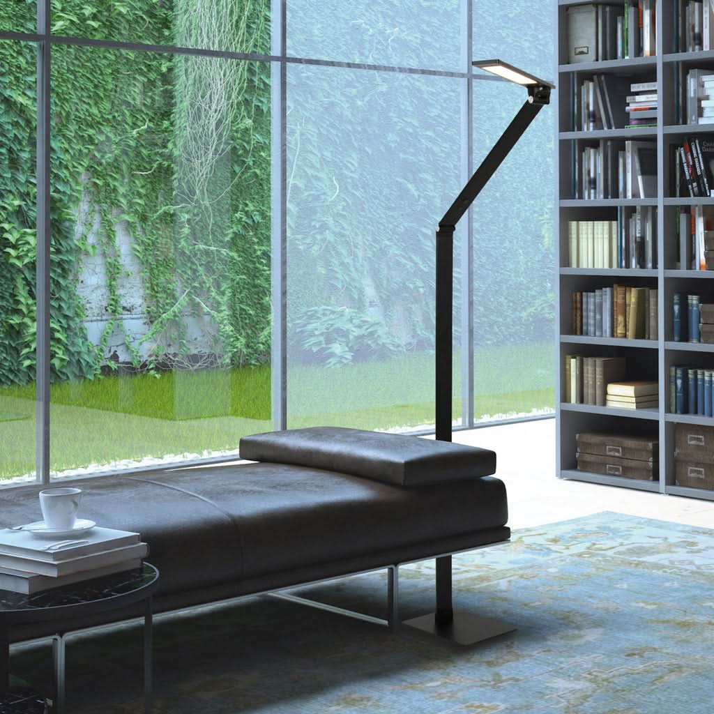 Lampe de sol Serenade 2685ZW Noir | Designix - - https://designix.fr