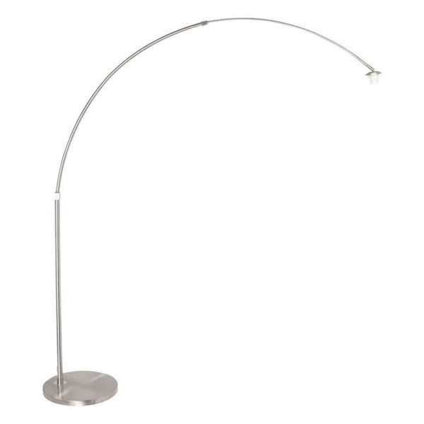 Lampe Arquée Acier Brossé