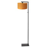Lampe Sur Pied Noir Velours Or