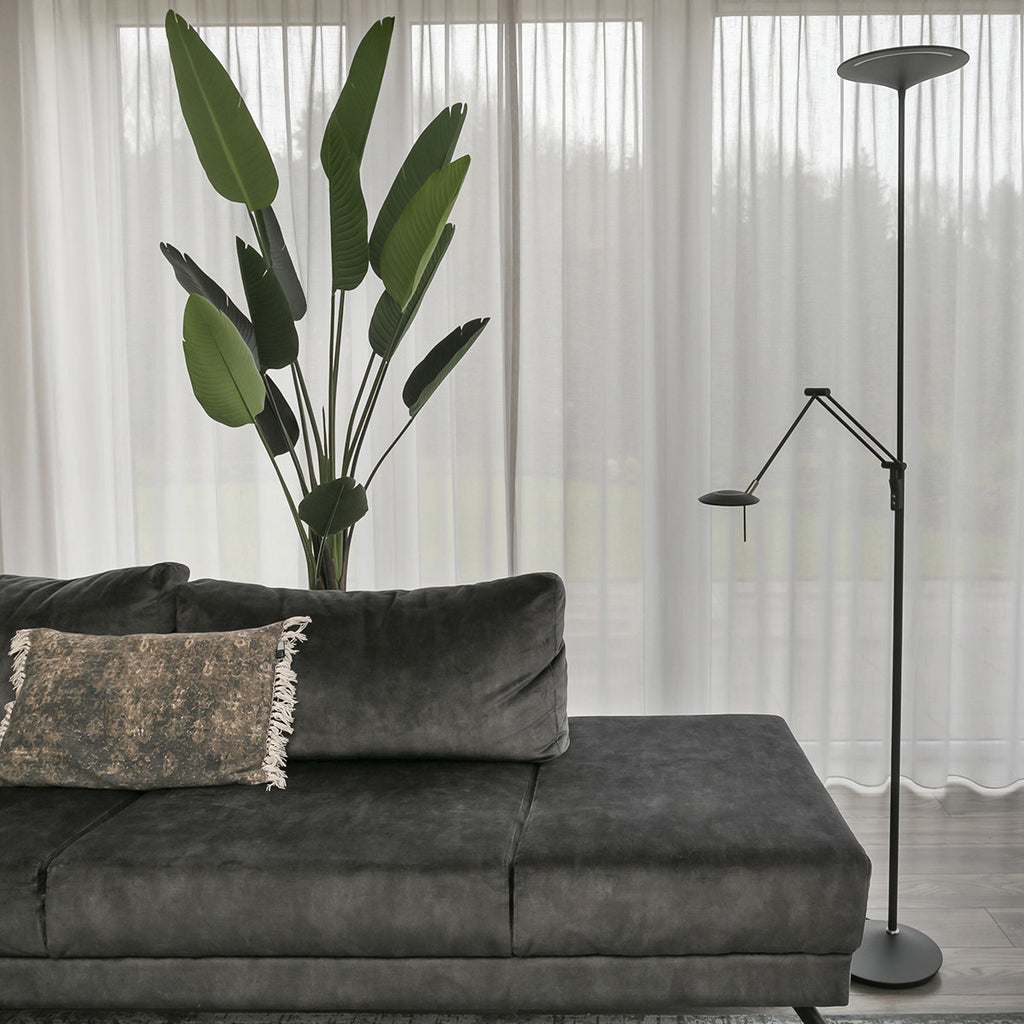 Lampe de sol Zodiac 2107ZW Noir | Designix - - https://designix.fr
