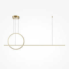 Halo Suspension luminaire doré