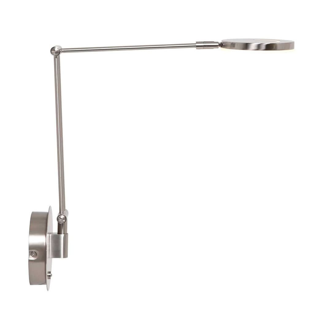 Applique murale LED à bras articulé déployé en acier brossé — Designix