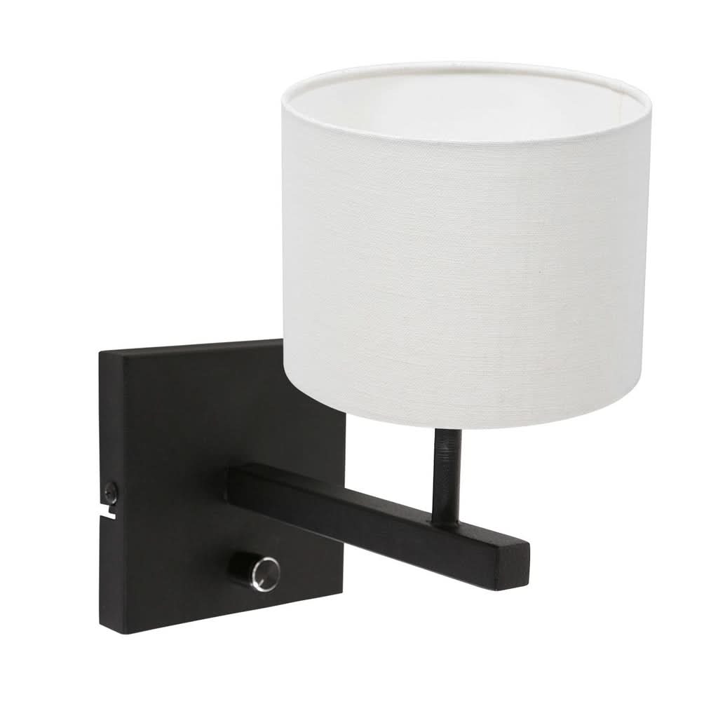 Applique Murale Noir Lin Blanc