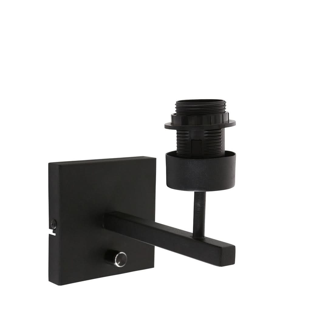 Applique murale Stang 8174ZW Noir + Abat-jour Velours Vert | Designix - - https://designix.fr