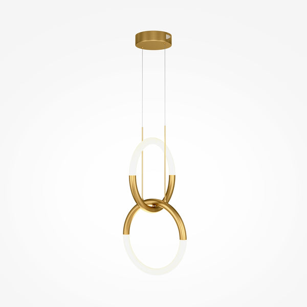 Node Suspension luminaire doré
