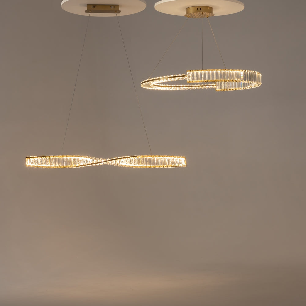 Krone Suspension luminaire doré