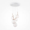 Basic form Suspension luminaire doré