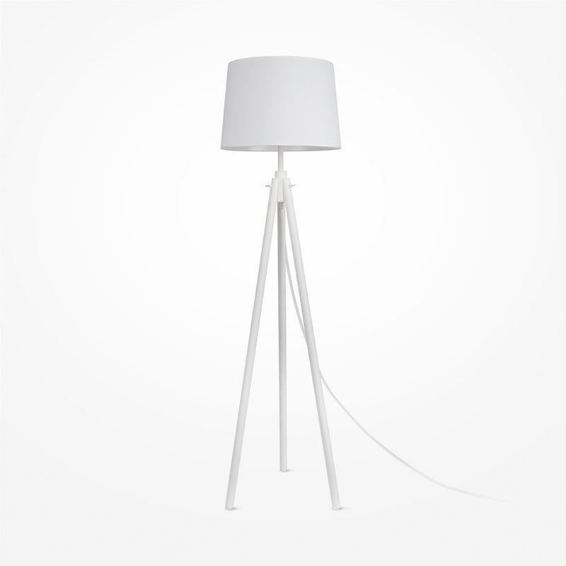 Calvin Lampadaire blanc