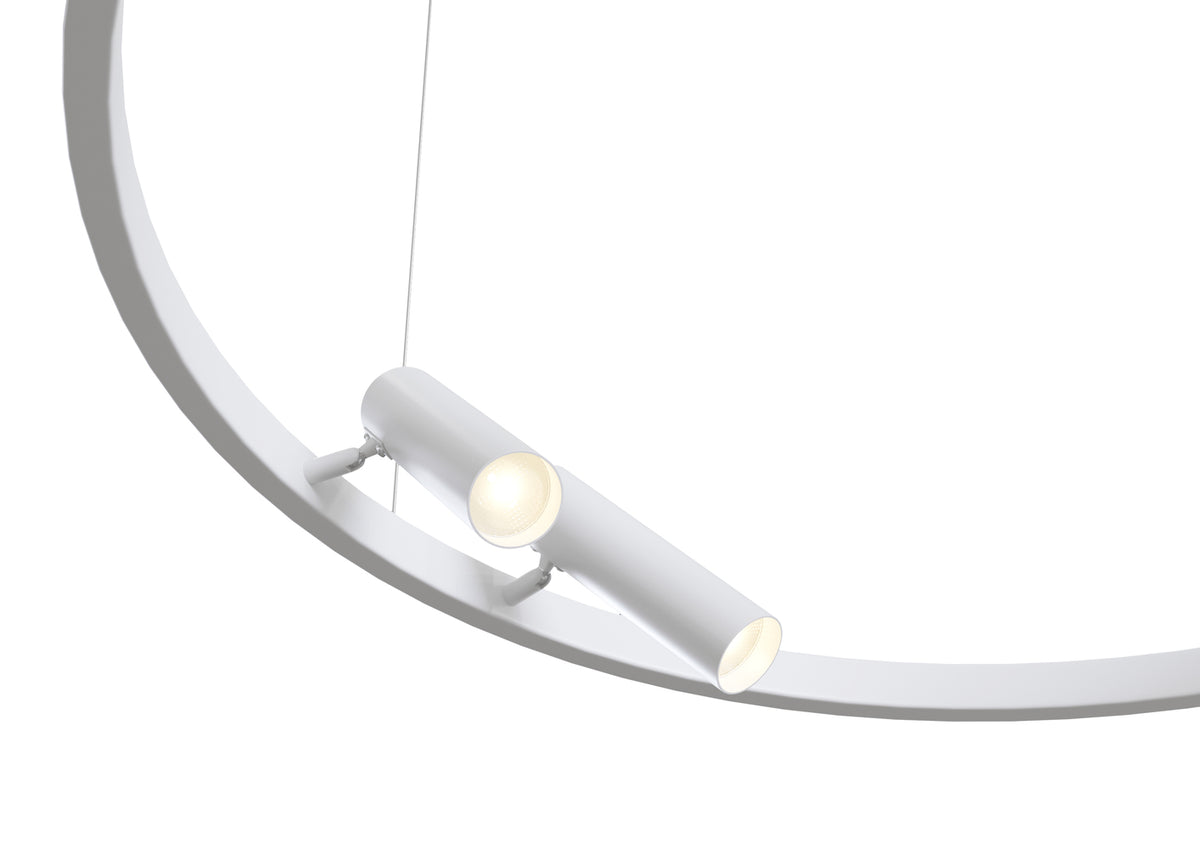 Satellite Suspension luminaire blanc