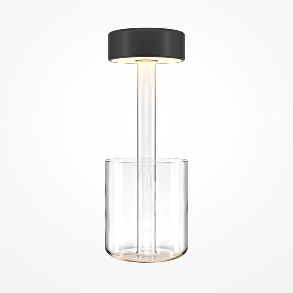AI Collaboration Lampe de chevet transparent