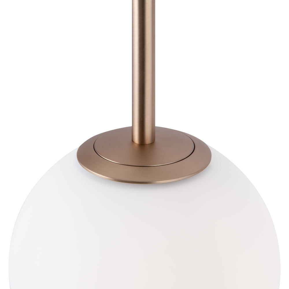 Basic form Suspension luminaire doré