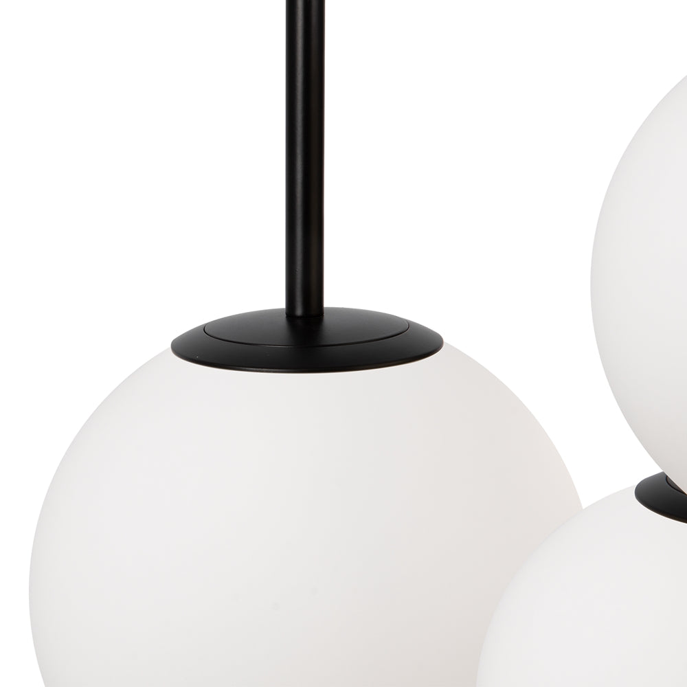 Basic form Suspension luminaire noir