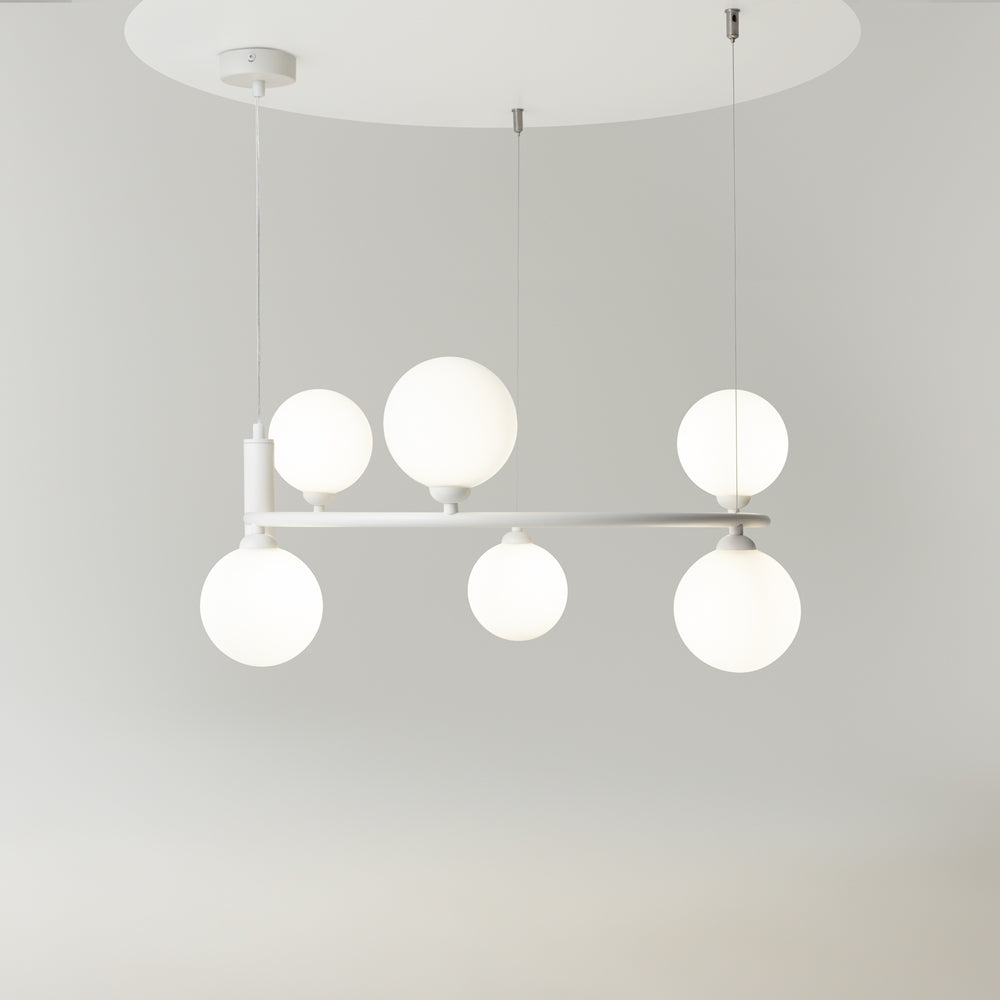 Ring Suspension luminaire blanc