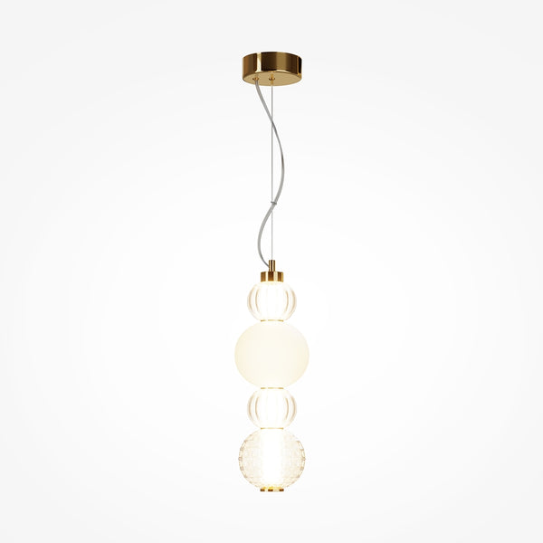 Collar Suspension luminaire doré