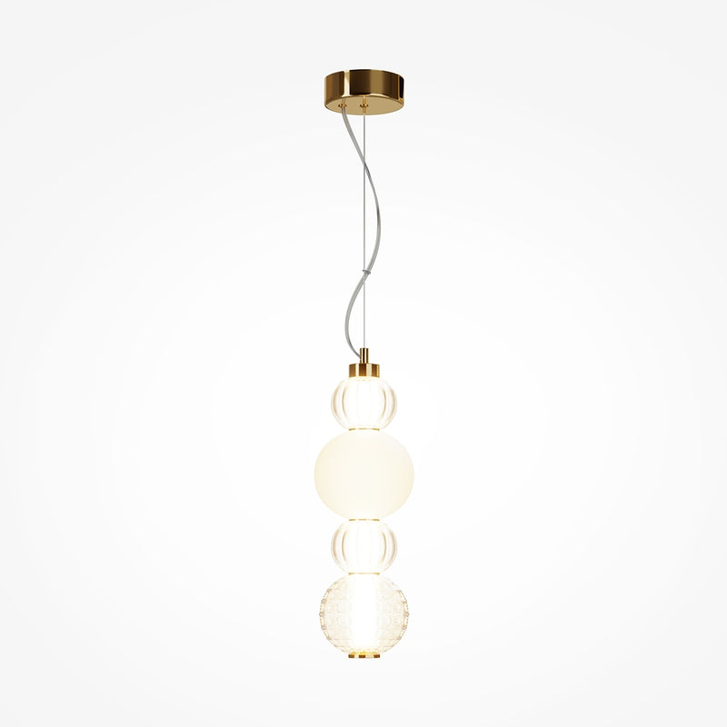 Collar Suspension luminaire doré