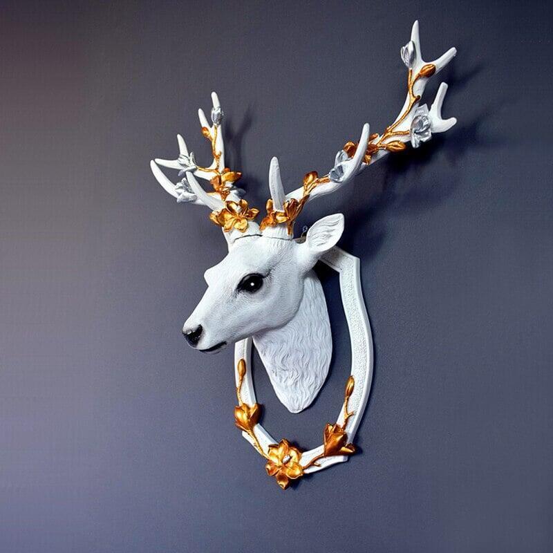 "Sculpture Cerf Abstraite 3D" | Designix - 2222 2 as picture - https://designix.fr/