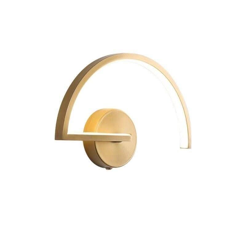 Applique Chevet Minimaliste Moderne | Xaro - Designix Applique Murale Doré Blanc Chaud (2700 - 3500K)