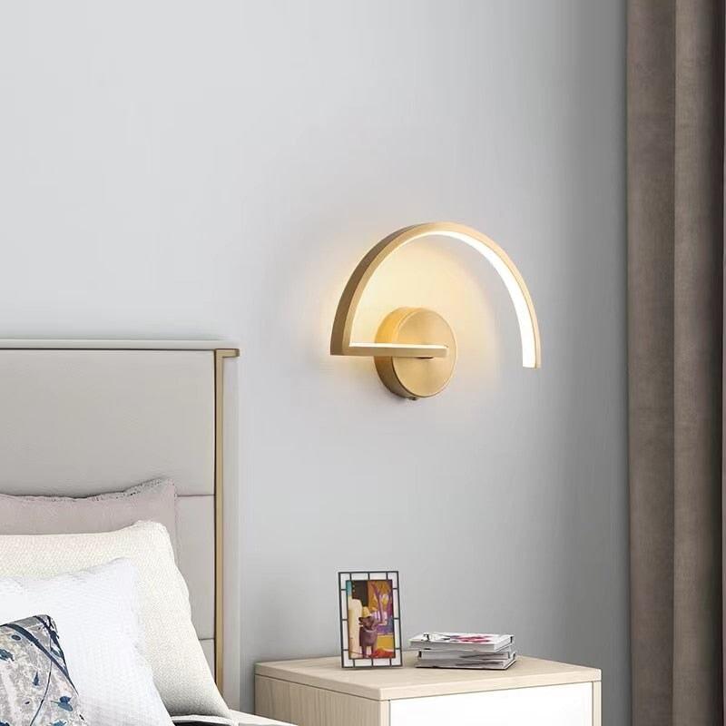 Applique Chevet Minimaliste Moderne | Xaro - Designix Applique Murale Noir Blanc Chaud (2700 - 3500K)