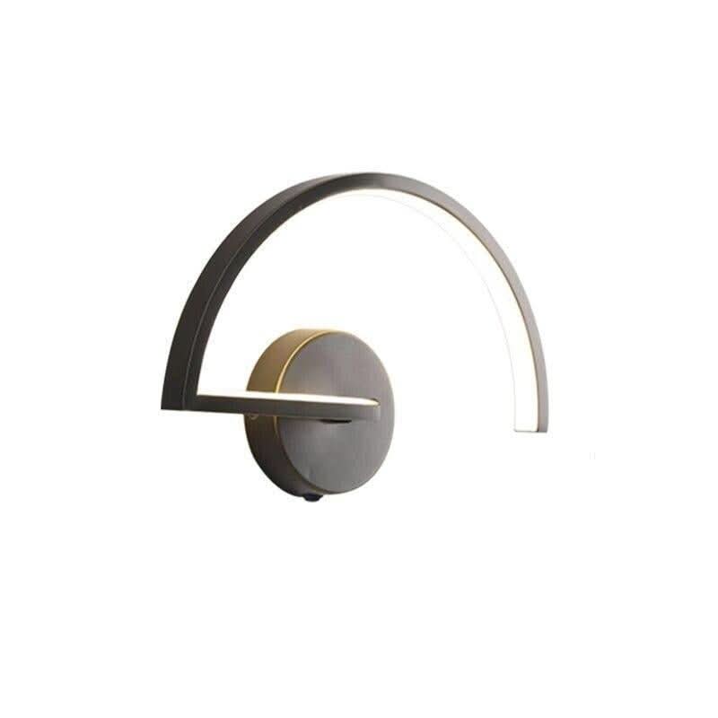 Applique Chevet Minimaliste Moderne | Xaro - Designix Applique Murale Noir Blanc Chaud (2700 - 3500K)