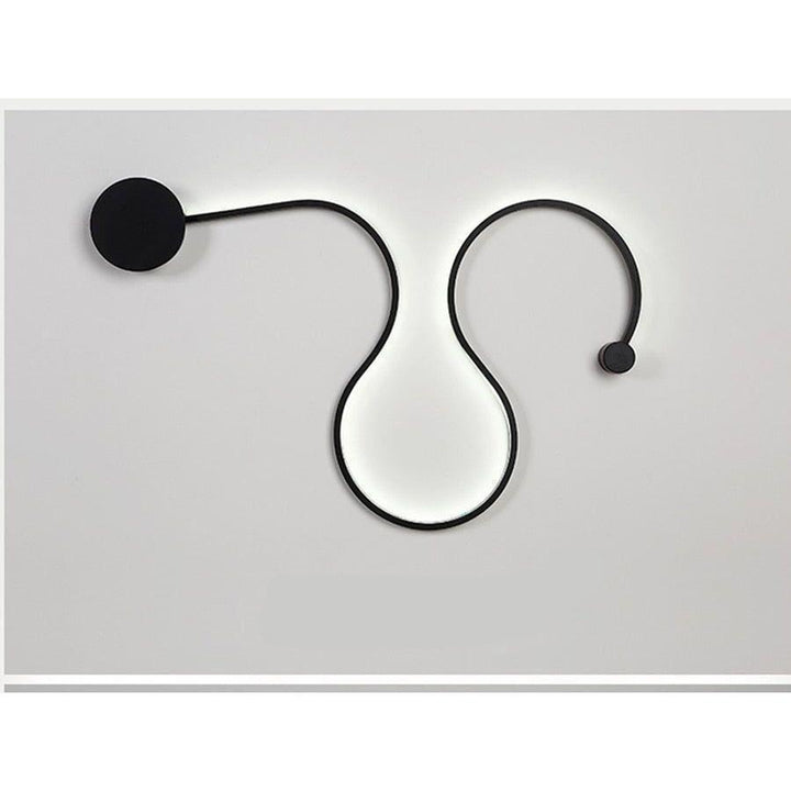 Applique Fer LED Design | Zula - Designix Applique Murale Blanc | 70cm Blanc Chaud