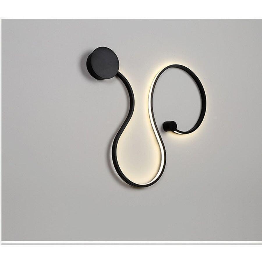 Applique Fer LED Design | Zula - Designix Applique Murale Blanc | 70cm Blanc Chaud