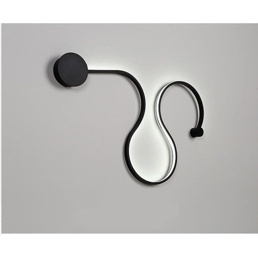 Applique Fer LED Design | Zula - Designix Applique Murale Blanc | 70cm Blanc Chaud