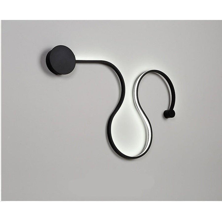 Applique Fer LED Design | Zula - Designix Applique Murale Blanc | 70cm Blanc Chaud