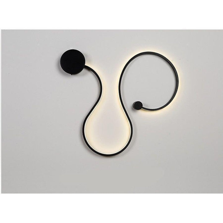 Applique Fer LED Design | Zula - Designix Applique Murale Blanc | 70cm Blanc Chaud
