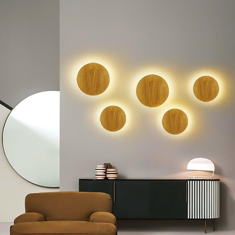 Applique Murale Bois | Zenith - Designix Applique Murale Ovale 19cm Blanc chaud (2700 - 3500K)
