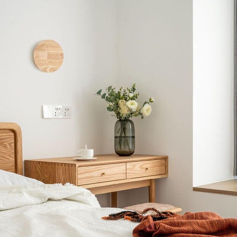 Applique Murale Bois | Zenith - Designix Applique Murale Ovale 19cm Blanc chaud (2700 - 3500K)