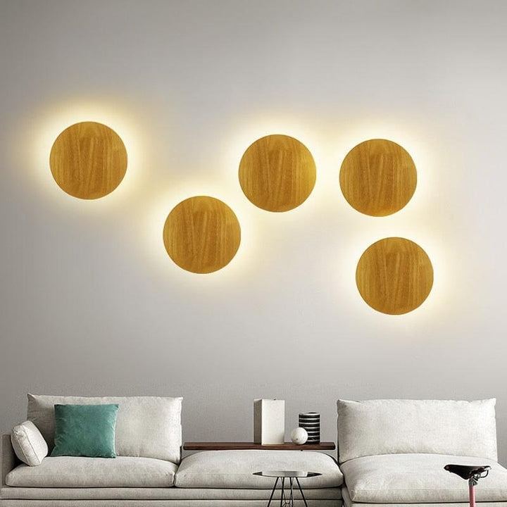Applique Murale Bois | Zenith - Designix Applique Murale Ovale 19cm Blanc chaud (2700 - 3500K)