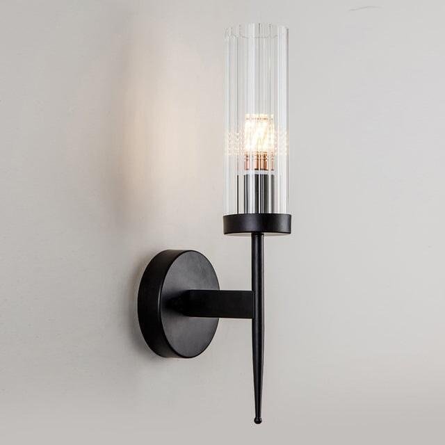 Applique Murale Chandelier | Chandelier - Designix Applique Murale Une tête Noir Blanc Chaud
