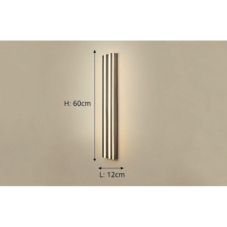 Applique Murale Extérieur | Urbano Brillante - Designix Applique murale extérieur Noir 60cm Blanc Chaud