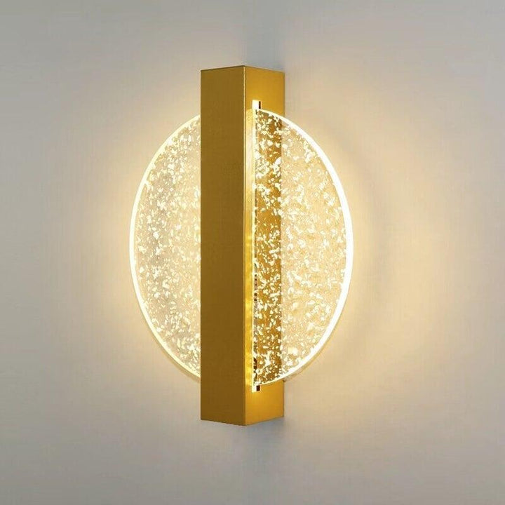 Applique Murale LED | Orbit - Designix Applique Murale Rond | Doré avec Fil argenté Blanc chaud (2700 - 3500K)