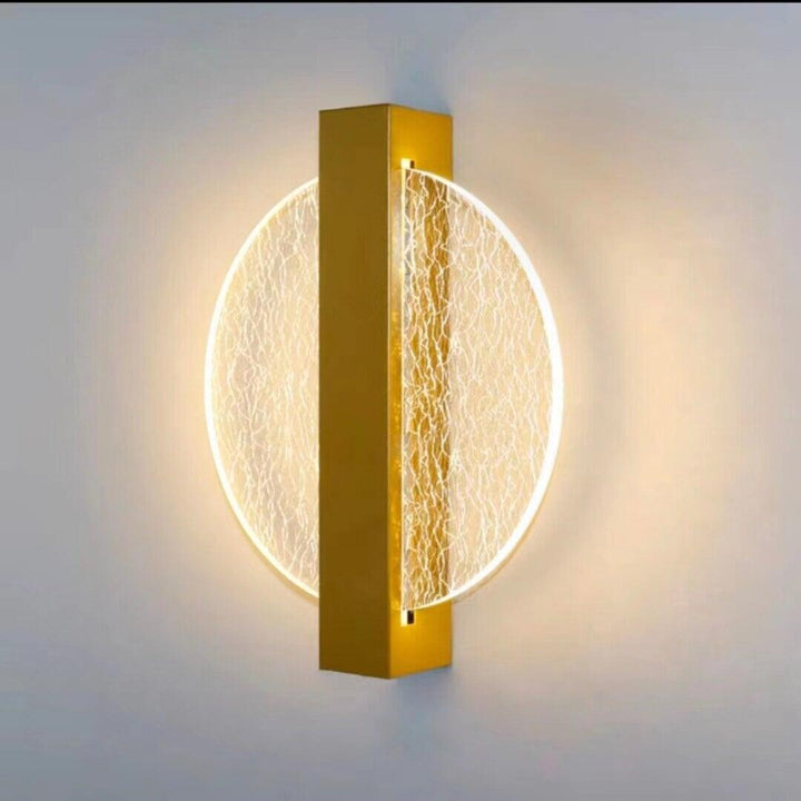 Applique Murale LED | Orbit - Designix Applique Murale Rond | Doré avec Fil argenté Blanc chaud (2700 - 3500K)